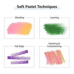 MUNGYO Soft Pastel Set – 64 Vibrant Colors 64 Count (Pack of 1), Multicolor