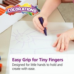 Colorations Chubby Crayons For Kids Set Of 200 – – – 2.68 L By .56 Dia –