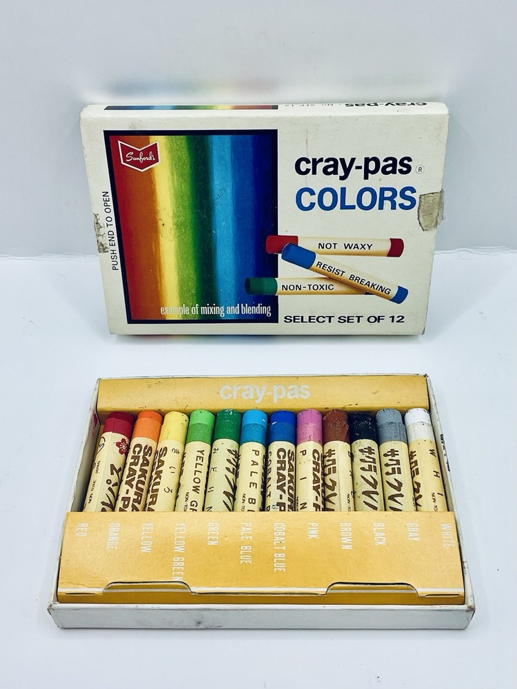 SANFORD’S CRAY-PAS COLORS SELECT SET OF 12 MADE IN JAPAN