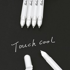 3PCS/Set White Gel Ink Marker Pen Drawing Art Fine Tip Sketching Painting Tool A