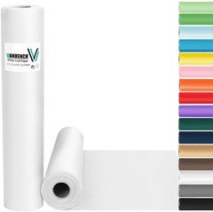 White Drawing Paper Roll 17.5X1200, Art Craft Bulletin Board Cover, White