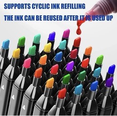 48-Pack Oil-Based Paint Markers – Vibrant Colors for Crafts