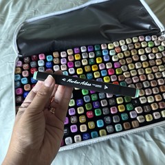 Oil-Based Coloring Tools – 262 Colors Dual Tip Brush