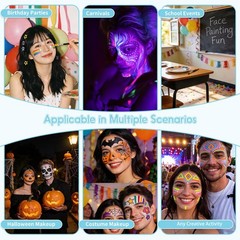 Pintada 42 Color Face Painting Kit for Party – Non 7.8in*5in*0.5in, 42 Colors
