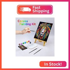 VOCHIC Pre Drawn Canvas Painting Kit for Painting for Adults Party Kits Paint an