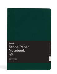 Karst Stone Paper A5 Softcover Notebook – Blank – 144 Pages 144gsm Forest Green