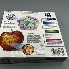 Colored Pencils Set 100 Count Premium Artists Quality Pre Sharpened Non Toxic NE