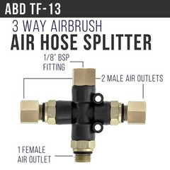 Essential Kit with 6 ft. Braided Airbrush Hose, Mini Inline Filter, Quick Dis…