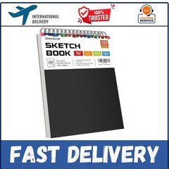 9″ X 12″ Sketch Book, 100 Sheets Top Spiral Bound Sketchbook with Acid-Free 68Lb