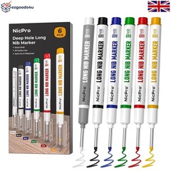 Versatile Long Head Markers: Assorted Color Set for DIY and Professional Use