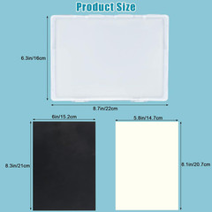 Stay Wet Palette for Acrylic Painting Wet Palette Tray with Sponges and 100 Pap