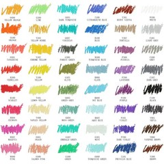 Oil Pastels Set of 48 Colors, Soft Oil Pastels for Art Painting, Drawing, Ble…