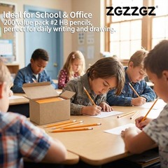 #2 Pencils for Writing, Drawing and Sketching, Pre-sharped HB 150 pencil