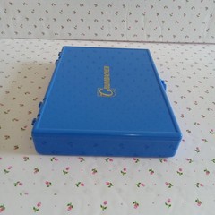 M Grumbacher 963 Color Keeper Blue Plastic Paint Mixing Palette Box 18 Wells