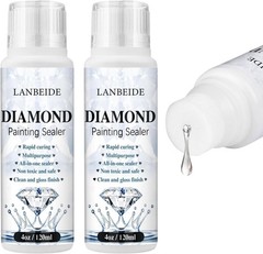 2 Pack 240ML Diamond Painting Sealer, 5D Diamond Painting Art Glue Permanent …