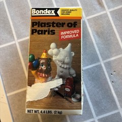 Vintage Bondex Plaster Of Paris Improved Formula For Hobby Molding 4.4lbs (2kg)