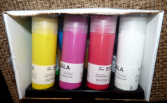 New sealed- Mala Paint Set of 8 Ikea 50ml Bottles 1.69 fl oz Ages 3 And Up
