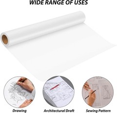 Tracing Paper Roll 36 Inches X 30 Yards Large White Pattern in unique style