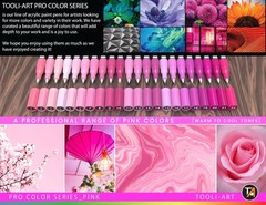Acrylic Paint Pens 22 Pink Tones Assorted Color Series Markers Set 0.7mm Extr…