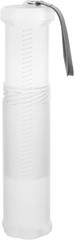 QWORK Extendable Artist Storage Tube – Durable Plastic, 2 Pack 2 Pack, Clear