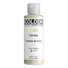Titan Buff Fluid Acrylics – 4 fl. oz. Bottle – Professional Acrylic Paint