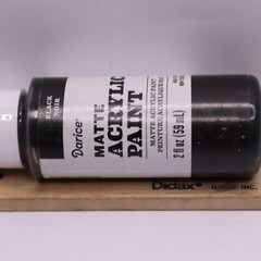 Darice Acrylic Paint Matte Black 2 oz. 30062551