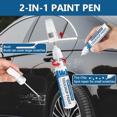 Oxford White(Z1) Touch Up Paint for Ford-Exact Match 2 in 1 Oxford White (Z1)