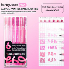 Languo 6/24/36/54/72/90 Colors Acrylic Painting Handbook Pens Multi-Color Gel Pe