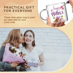 7 Pcs Mother’s Day DIY Mug Paint Your Own Mug Kit Include 2 Paintable Mugs 2 …