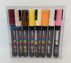 New POSCA – Warm Neutral Set – PC 5M 8 Count