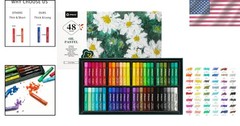 Vibrant Oil Pastels Set, 48 Colors for Artists & Beginners