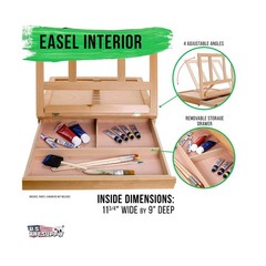 U.S. Art Supply Solana Adjustable Wood Art Easel: Portable Beechwoo… Fast Ship