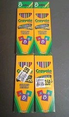 Lot Of 4 Packs Of Crayola Metallic FX Colored Pencils – 8 Pencils 2001