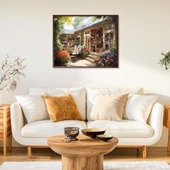 Paint by Numbers Kit for Adults, Book Store Adult Paint by Number Kits on Canvas
