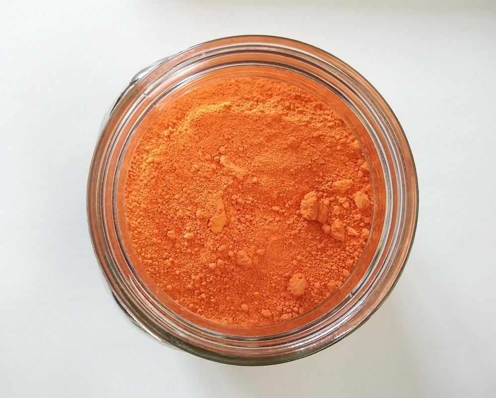 Genuine Lead Tin Orange (Type 1) Dry Pigment Powder 100 Grams