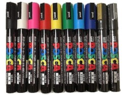 1 Count (Pack of 10), Black/Blue/Gold/Green/Pink/Red/Silver/White/Yellow