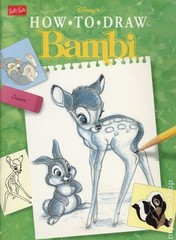 Disney’s How To Draw Bambi & Friends Walter Foster 10.5 x 13.75 inches