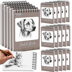 20 Pcs Sketch Books Bulk 5.5 x 8.5 In 800 Sheets Top Spiral Bound Sketch Pad …