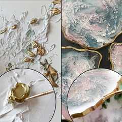 Liquid Gold Leaf Paint – Alcohol Based Fast Drying Rich Gold Liquid Leaf, 0.68 F