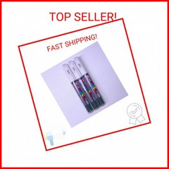 Uni Posca Paint Marker PC-1M White, 3 pens per Pack(Japan Import) [Komainu-Dou O