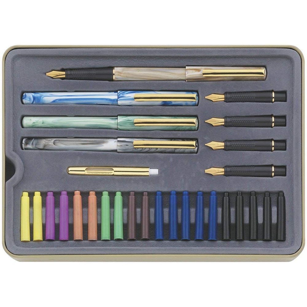 STAEDTLER calligraphy pen set, ideal for all 1 Count (Pack of 1), Assorted