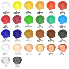 Artecho Professional Acrylic Paint White and Black 120ml / 4.05oz Tubes Art C…