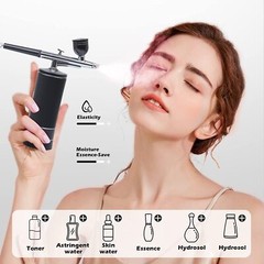 Cordless Airbrush Kit with Compressor Kit Paint Spray Gun Makeup Nail Tattoo