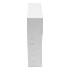 Set of 2 64 Grids Paint Organizer Storage Rack Wall-mounted Paints Holder