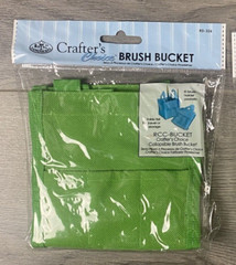 Collapsible Brush Bucket Crafter’s Choice Green RD-326 College School Organizer