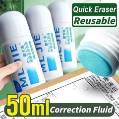Thermal Paper Correction Fluid Eraser Fast Dry Identity Protection SecurityGuard