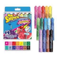 ® Scented Markers, Chisel Point, Assorted, Pack Of 14