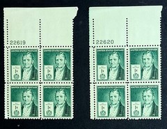 1940 Choice of Plate Blocks 889! MNH US Stamps! Eli Whitney, Inventor! BV $3.50
