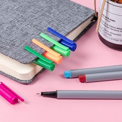 Artistic Fineliner Pens Set – 12 Colors, 0.4mm Fine Point for Drawing & Writing