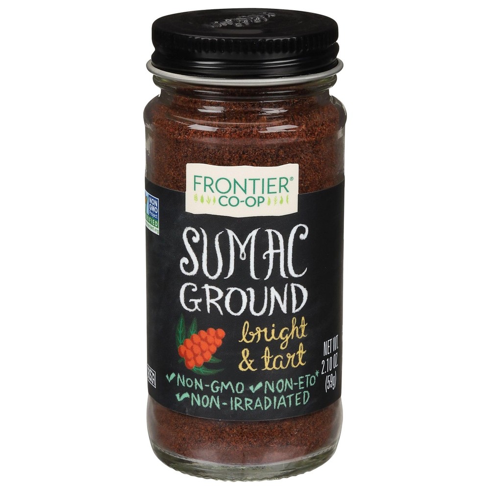 Frontier Co-op Sumac Spice, Ground, 2.10 oz – Made with Sumac Berries and Salt